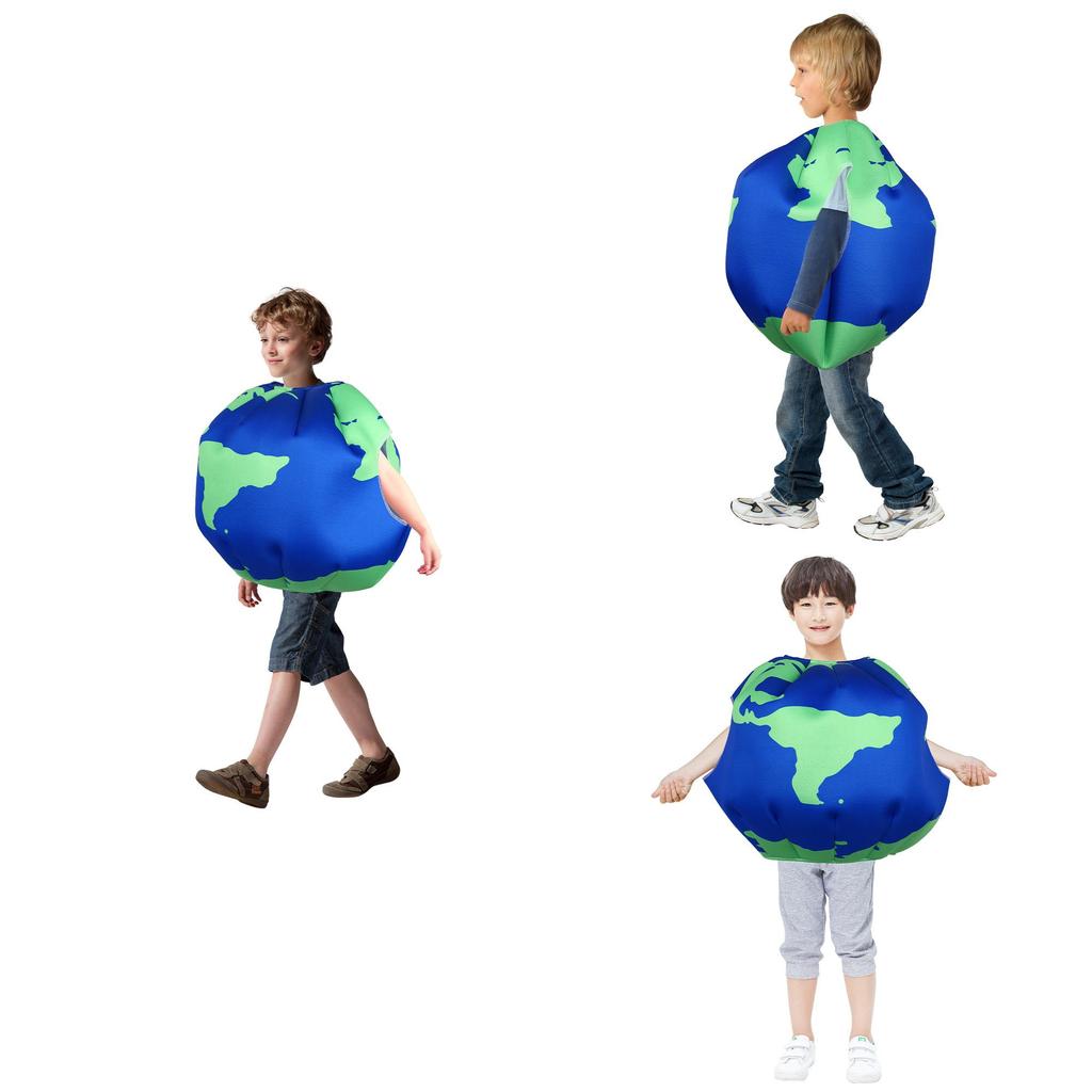Забавный костюм Земли для детей Идеально подходит для Хэллоуин-вечеринок и косплей-мероприятий Идеально подходит для детей до 17 лет