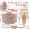 Набор для японского матча 4 предмета Традиционный набор для чая матча Набор венчиков для матча Набор для ручного приготовления матча Идеальный набор для матча для любителей чая