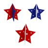 3pcs Independence Day 3D Star Home Decorations, Interesting Home Wooden Decorations