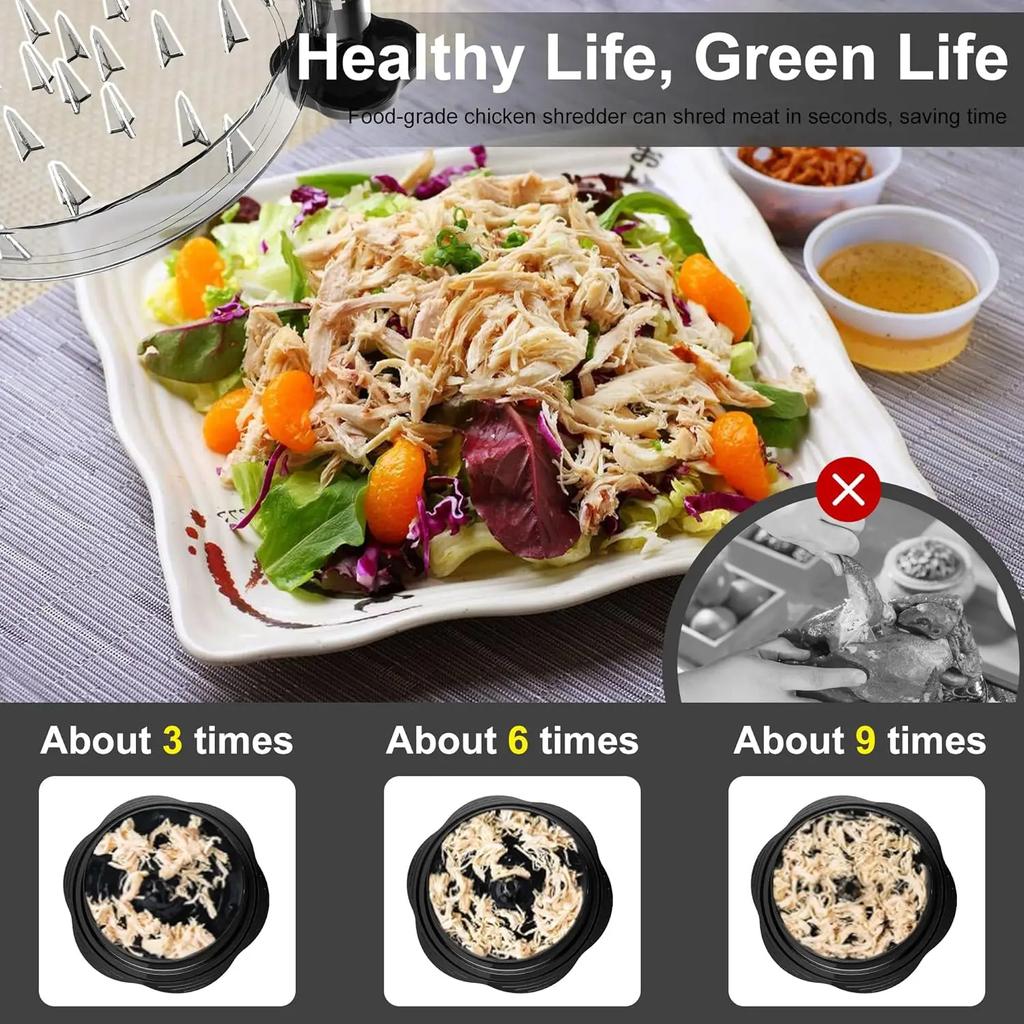 Инструмент для измельчения курицы, мясорубка, мясорубка с крышкой для измельчения курицы, свинины, говядины