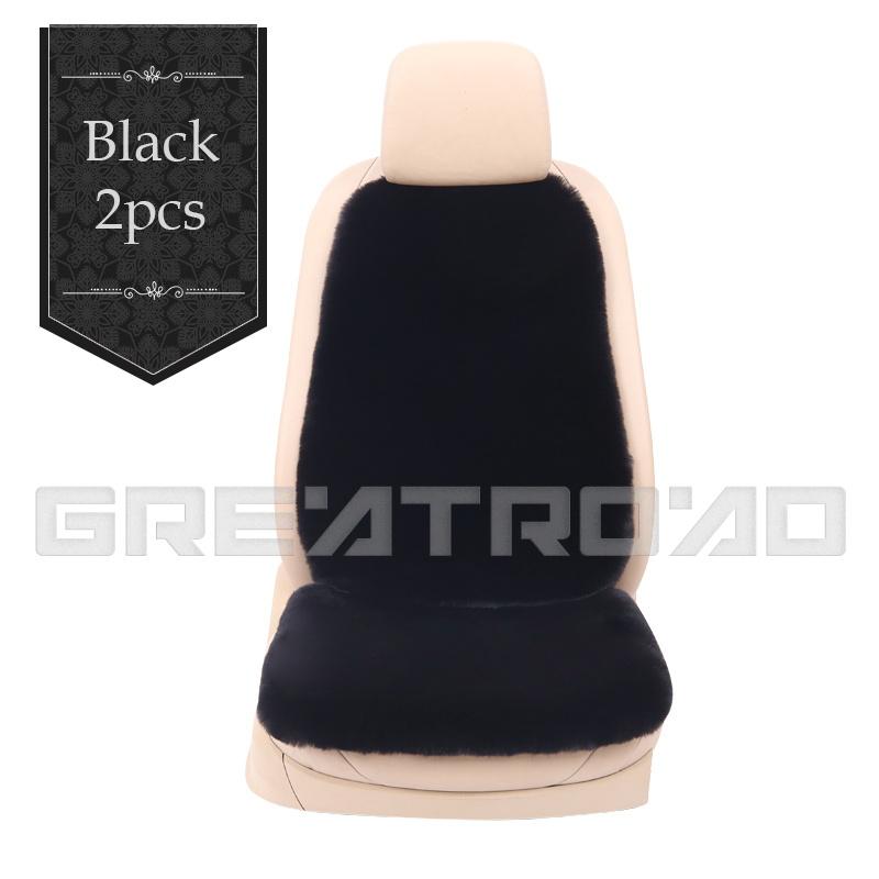 Автомобильные чехлы на сиденья, защитные аксессуары, искусственные плюшевые теплые чехлы для салона автомобиля, автомобильные чехлы на подушки, универсальный размер на 5 сидений
