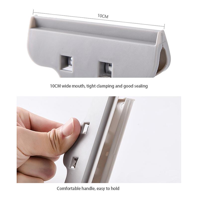 Зажим для запечатывания пакетов для сухофруктов, большой зажим для закусок, влагостойкий пластиковый запайщик пакетов, зажим для закусок