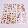 5 Sheets Wildlife Wild Animal Bubble Stickers Decorative Laptop Cartoon Bubble Cute Animal Stickers