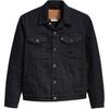 Levis Solid Color Point Collar Single Breasted Long Sleeve Jacket Men Jackets Black 72334-0403