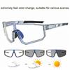 Sports Cycling Sunglasses Women Men Bicycle Color Changing Sun Glasses Fishing Hiking Goggles Outdoor Eyewear UV400
