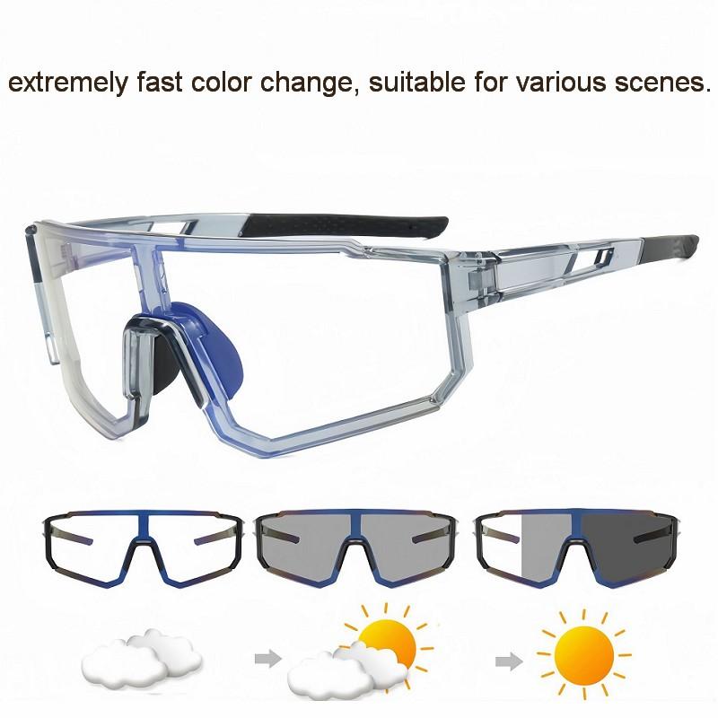 Спортивные велосипедные солнцезащитные очки Женские Мужские Велосипедные Солнцезащитные очки с изменяющимся цветом Очки для рыбалки и пешего туризма Уличные очки Защита от УФ-лучей UV400