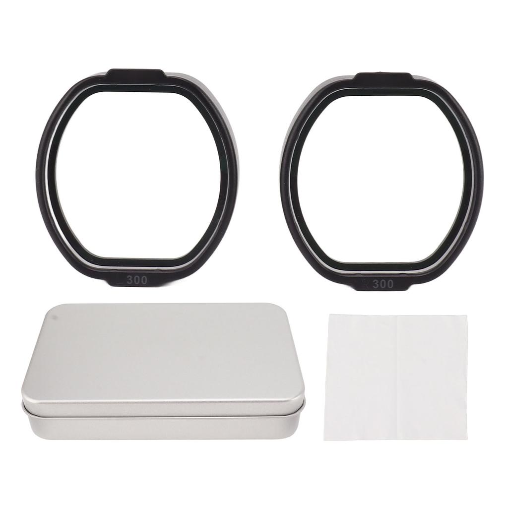 Myopia Lens for PS VR 2 Clear Resin Aspherical Myopia Eyeglasses VR Lens Insert Accessories with Storage Box ‑3.00D 300
