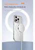 MagSafe Compatible Magnetic Clear Phone Case for iPhone 15/16 Pro Max, Skin-Like Design