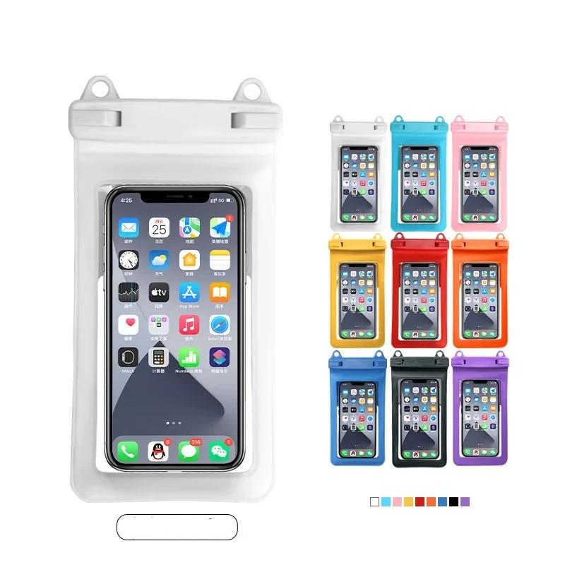 Универсальный водонепроницаемый чехол для мобильного телефона, сумки из ПВХ для дайвинга и серфинга, 7,5-дюймовый водонепроницаемый чехол для телефона, сухая сумка для подводного плавания