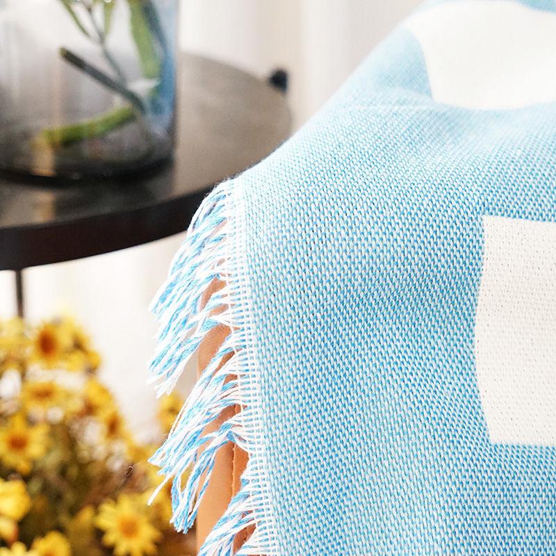 Простой современный модный диван, декоративное одеяло, диван, полотенце, чехол для дивана, полное покрытие, шахматная доска