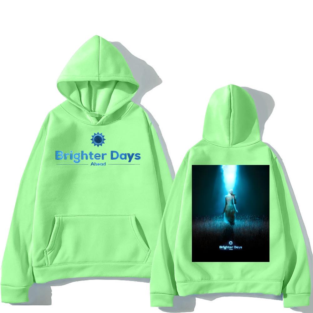 Brighter Days Ahead Графический принт Толстовка ArianaGrande Мода Новая эстетическая толстовка Y2K Идеальные подарки для фанатов Одежда Пуловер