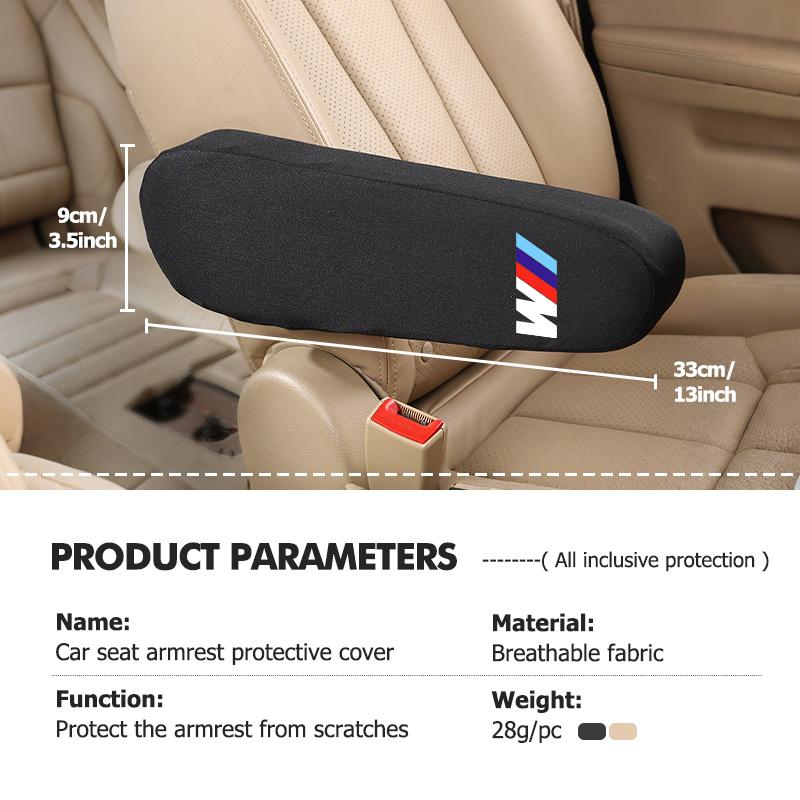 SYEP6 Car Seat Armrest Protective Gloves Auto Hand Side Protector Cover For BMW M F10 F20 F30 F40 F15 F25 F26 F31 F49 E62 E83 E84