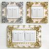 Good Socket Cover Eye-catching Single Light Switch Sticker Decor