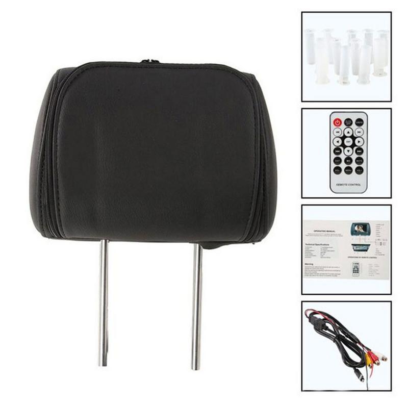 Универсальный автомобильный 7-дюймовый подголовник USB SD MP5 дисплей HD автомобильный подголовник комплект экранный плеер подголовник плеер мультимедийный плеер для заднего сиденья