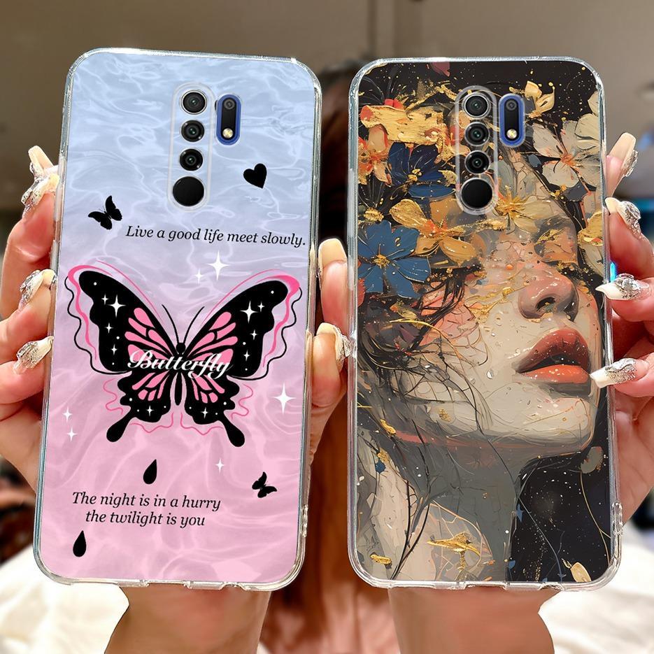 For Xiaomi Redmi 9 Case Cool Dragon Fashion Painted Cover 6.53'' Soft Silicone Phone Case For Redmi 9 Prime Redmi9 Fundas Bumper