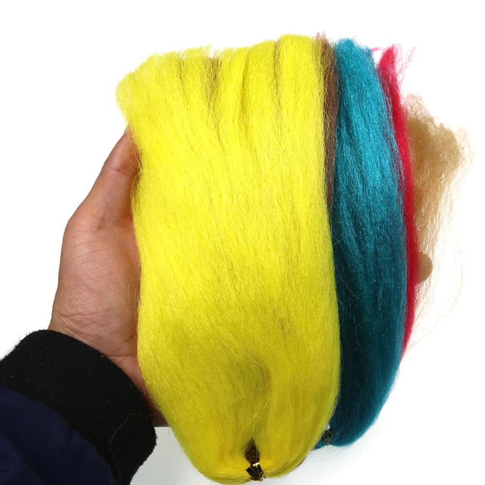 6 упаковок для вязания мушек, мягкие шелковистые волокна EP, синтетический материал с длинными волосами для приманки для мелкой рыбы, стримера, рыболовной приманки