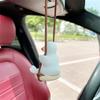 Cute Anime Car Interior Decoration Gypsum Swing Duck Auto Rearview Mirror Pendant For Kawai Car Decoration Accessories