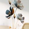 Simulation Flower Wall Stickers Living Room Bedroom Wall Home Beautification Decorative Wall Stickers