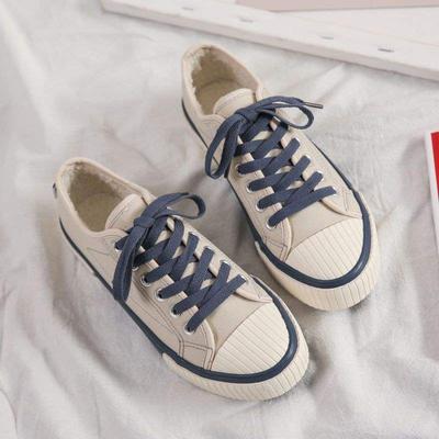 Бархатные парусиновые туфли женские корейская версия универсальные студенческие хлопковые туфли 2025 новые утепленные двухслойные туфли на платформе харадзюку белые туфли