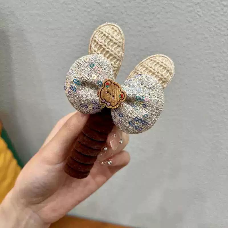 Эластичные резинки для волос для женщин и девочек, однотонные резинки для волос, спиральная катушка, резинка, хвостики, веревка для головы, аксессуары для волос