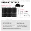Solar Panel 300W 18V Cable Car Battery Solar Panel System Kit Portable Flexible Controller 2 USB Output Smart Camping