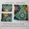 Geometric, floral, intricate. Bedding Duvet cover sets Duvet covers Pillowcases gifts (1 * Duvet Cover 2 * Pillowcases, without duvet insert)