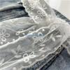 HX6F Breathable Lace Belt For Women Adjustable Ribbon Tie Elegant Waist Multi Functional Hair Accessory