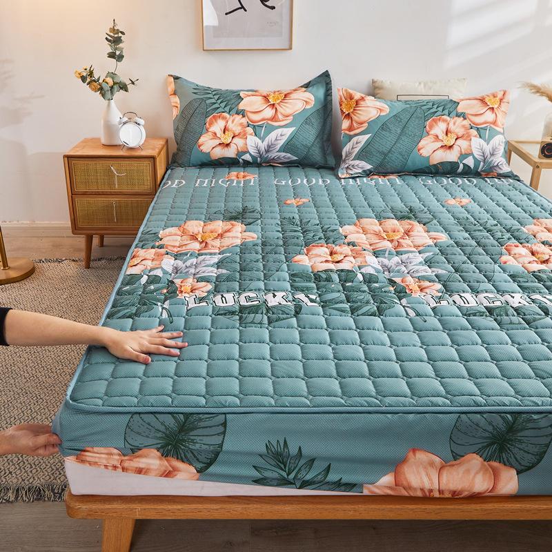 Стеганый наматрасник MAITA, полностью обернутый хлопковой обивкой, покрывало наматрасник, влагостойкий чехол для кровати, наволочка, наматрасник