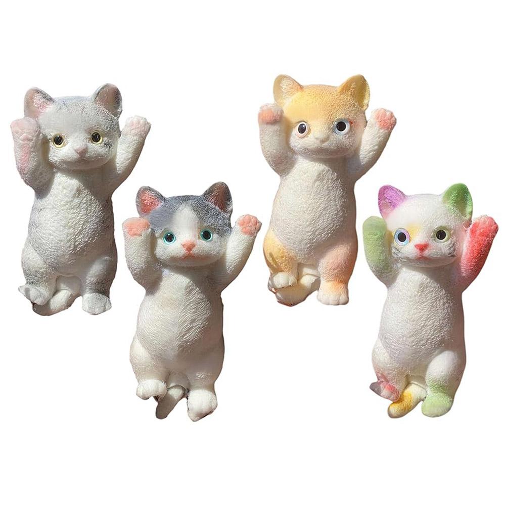 Кошка Сжимающая Игрушка Большая Кошка Сжимаемые Игрушки Мягкая ТПР Кошка Игрушка-Антистресс Супер Милая Игрушка-Снятие Стресса Кукла для Детей и Взрослых