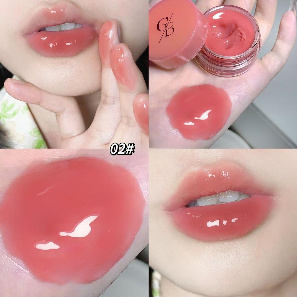 Canned Jam Lip Gloss, Moisturizing, Water-glossy Mirror Surface, Tender Lips, Long-lasting Makeup, Not Easy To Stick To the Cup of Lipstick