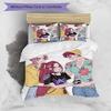 3pcs KPop Demon Hunters27 Design Cover Set - HD Printed Bedding with 1 Cover and 2 Pillowcases - Perfect for Home and Dorm Decor