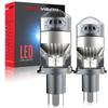 2 ШТ. H4 Bi LED Мини Проекторная Линза Светодиодная Автомобильная Лампа Головного Света CANBUS Лампа H4 Ближний Дальний Свет противотуманная фара 12 В Авто Мотоцикл Мини Линза