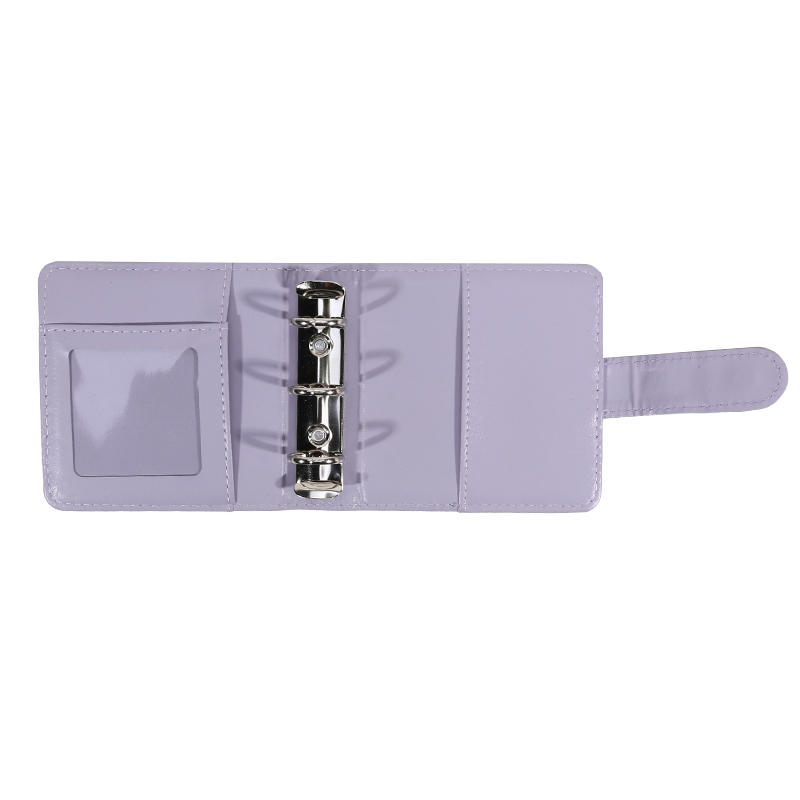 Легкий Мини K-pop Обложка для Альбома для Фотокарточек Кожаный Маленький Фотоальбом на Разъемных Листах для Организатора Коллекционных Карт Игровых Карт