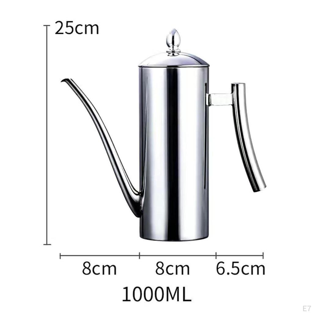 Кофейник, чайник, прочный многофункциональный кухонный винтажный стальной ресторанный чайник с ручкой