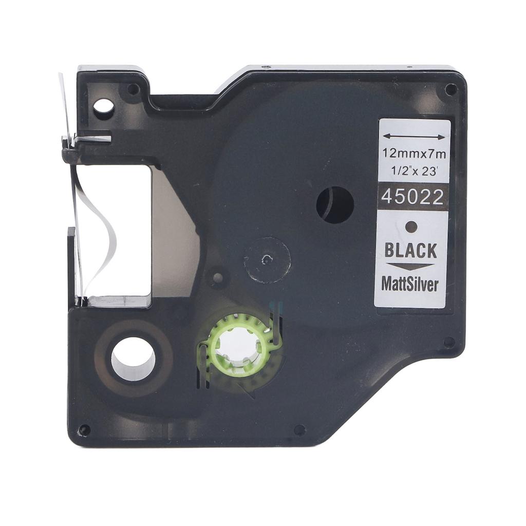 12mm Label Maker Tape Replacement 23.0ft Length Waterproof High Laminated Label Maker Tape for Test