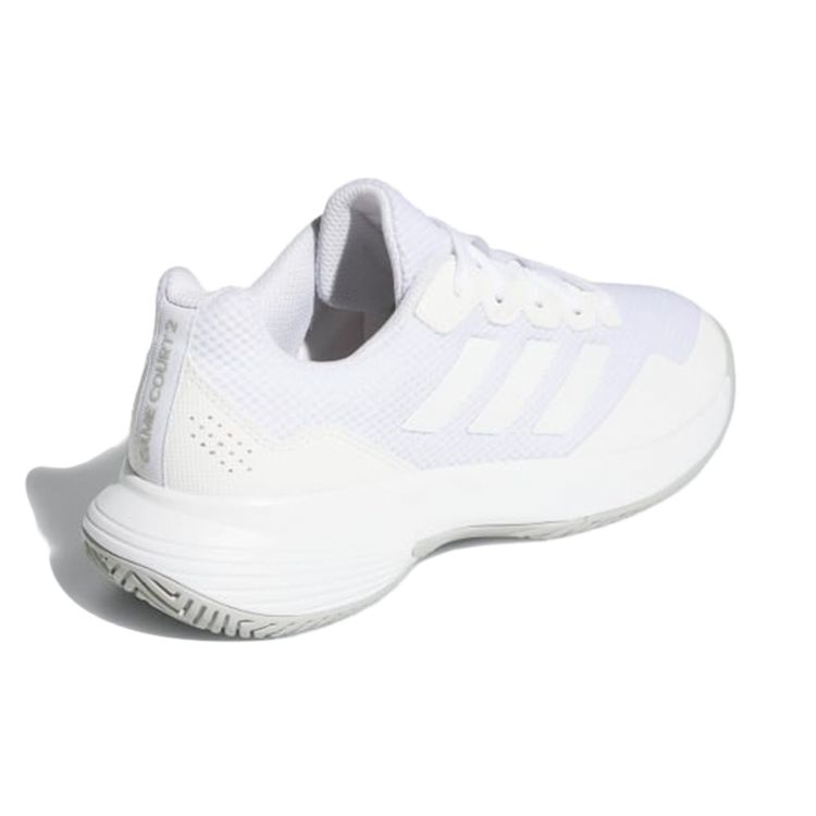 adidas Кроссовки женские GameCourt 2.0 Бело-серые Cloud-White Grey-Two GW4971