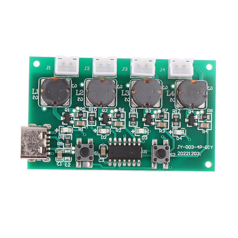 Генератор тумана и плата драйвера 4 распылительные пленки распылителя колеблющиеся 1/5 шт. DC5V Type-C мини-увлажнитель