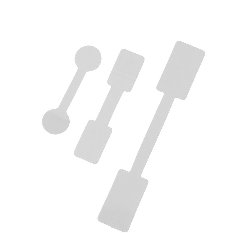 Инструмент Пустая карточка Самоклеящиеся наклейки Бирки для браслетов Ценники для ювелирных изделий Бирки для ожерелий и колец