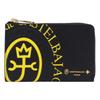 Bifold Wallet Genuine Leather Comet 046601 Middle Wallet Cowhide Leather Embossed Logo Yellow [Castelbajac] Men's [11]