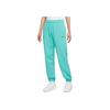 Nike Спортивные брюки Cny Series Essential с высокой талией из флиса, женские, стираные, бирюзового цвета DQ5369-392