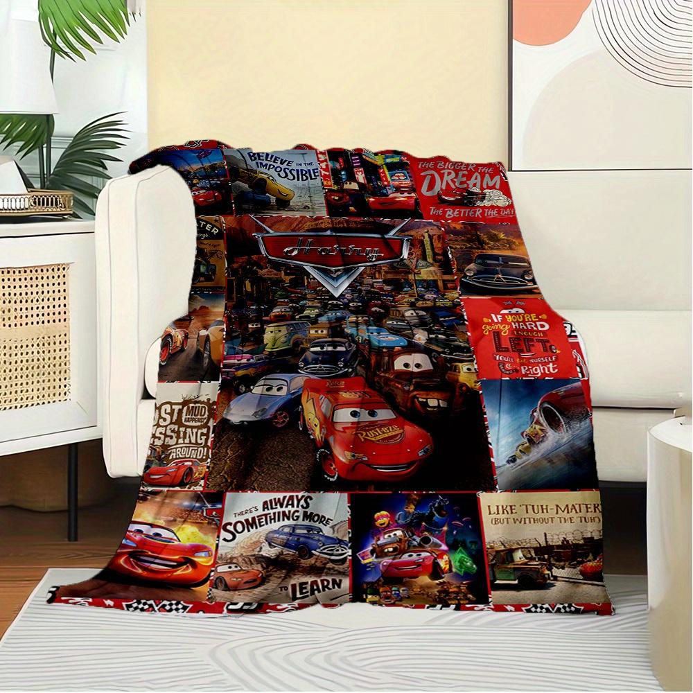 1pc Flannel Car Theme Printed Bed Blanket, Suitable for Sofa Blanket, Unique Gift Choice, Home Decoration Essential