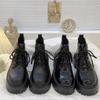 Women Boots Autumn Winter New Round Toe Thick Sole Fashion Shoes for Women Solid Color Elegant Comfortable Fashion Boots Women