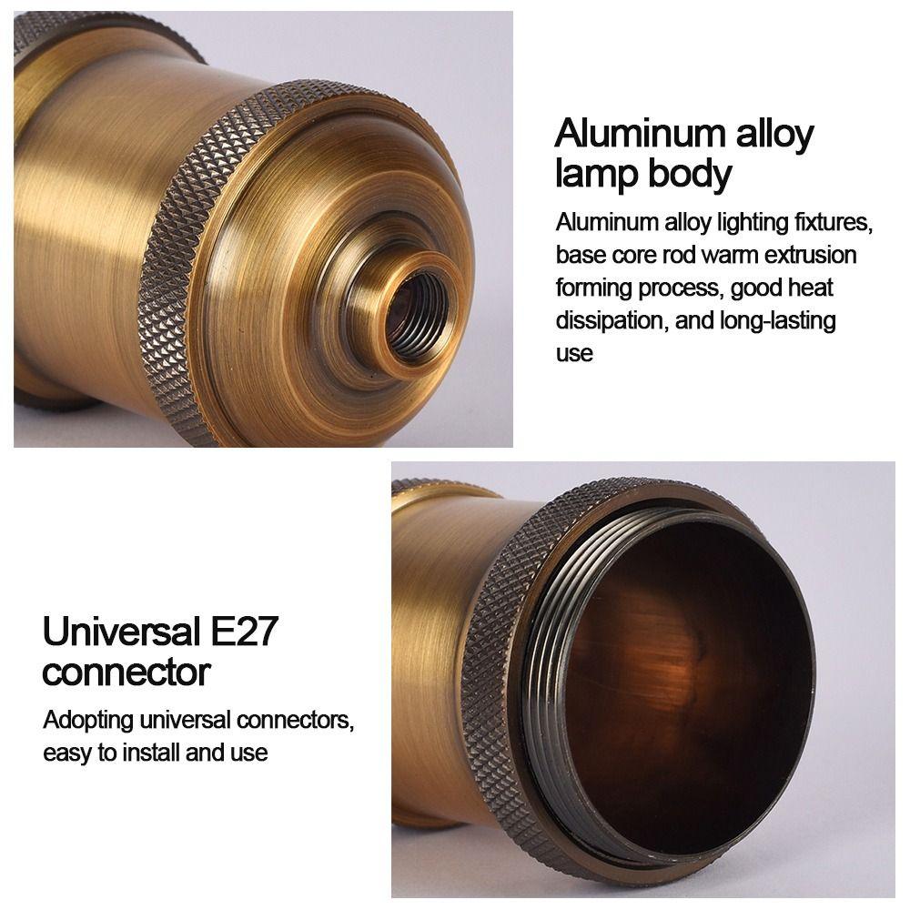 Antique E27 Vintage Lights Bulb Socket Durable Lamp Holder New Light Bulb Holder Home For Decor