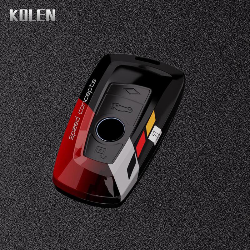 Чехол для автомобильного ключа из углеродного волокна ABS для BMW 1 3 5 7 серии X1 X3 X4 X5 X6 G20 G30 F15 F16 G01 G02 G05 F10 F20 F30 G07 F34