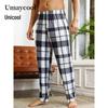 Men's Loose Fit Plaid Pajama Pants - Autumn/Winter Casual Sleepwear