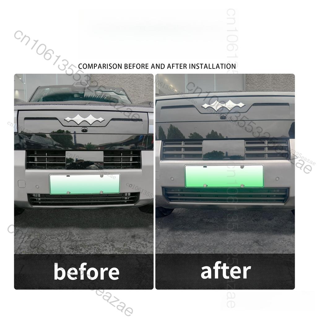 Car Insect-proof Net Fit For BYD Leopard Titanium 7 Leopard 7 Water Tank Protection Front Bumper Grille Dust-proof Net Parts