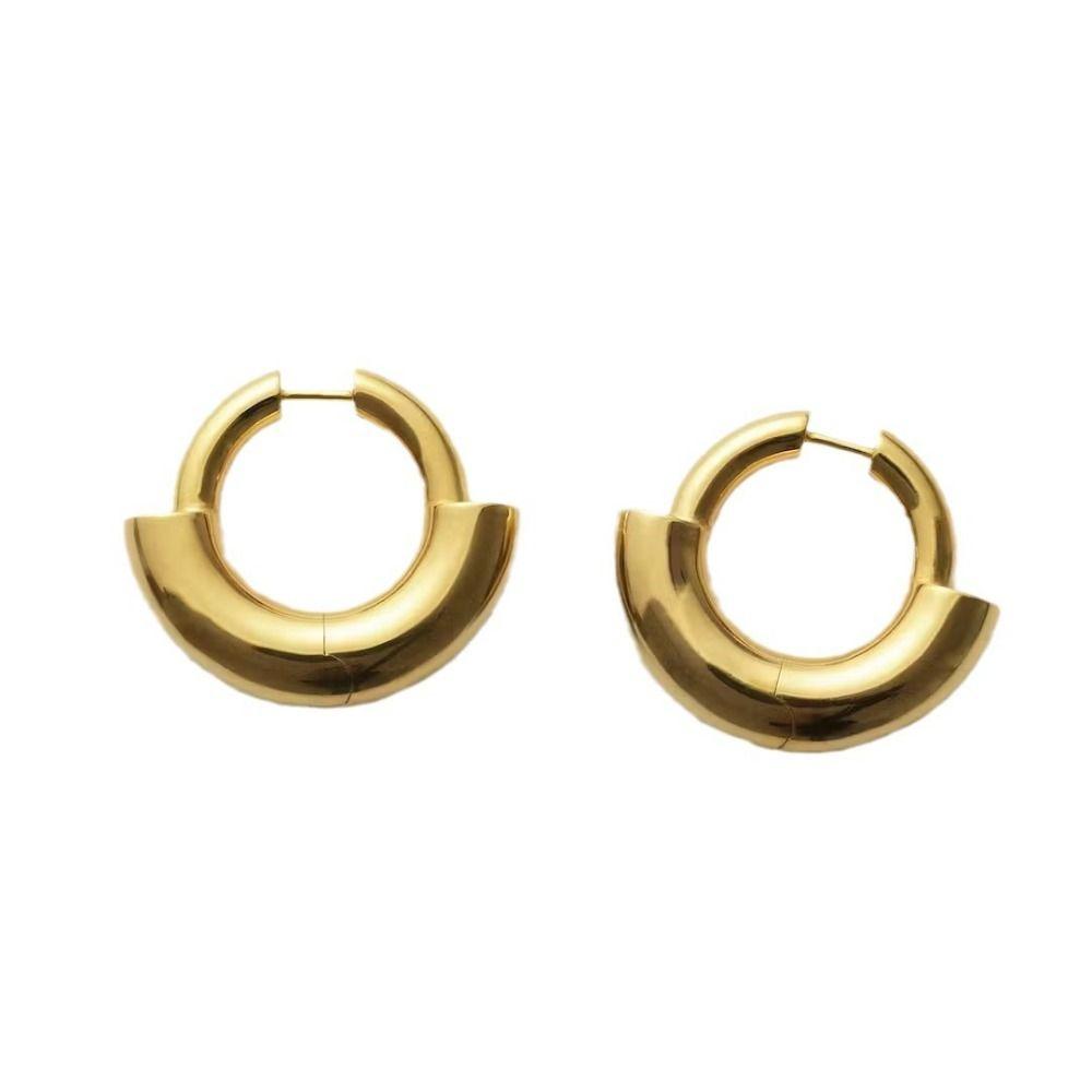Light Luxury Hoop Earrings High-end Ear Buckle New Circle Earrings Jewelry Gifts