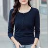 Spring and Autumn Women Can Be Worn Outside The Short Section of The Inner Long-sleeved T-shirt