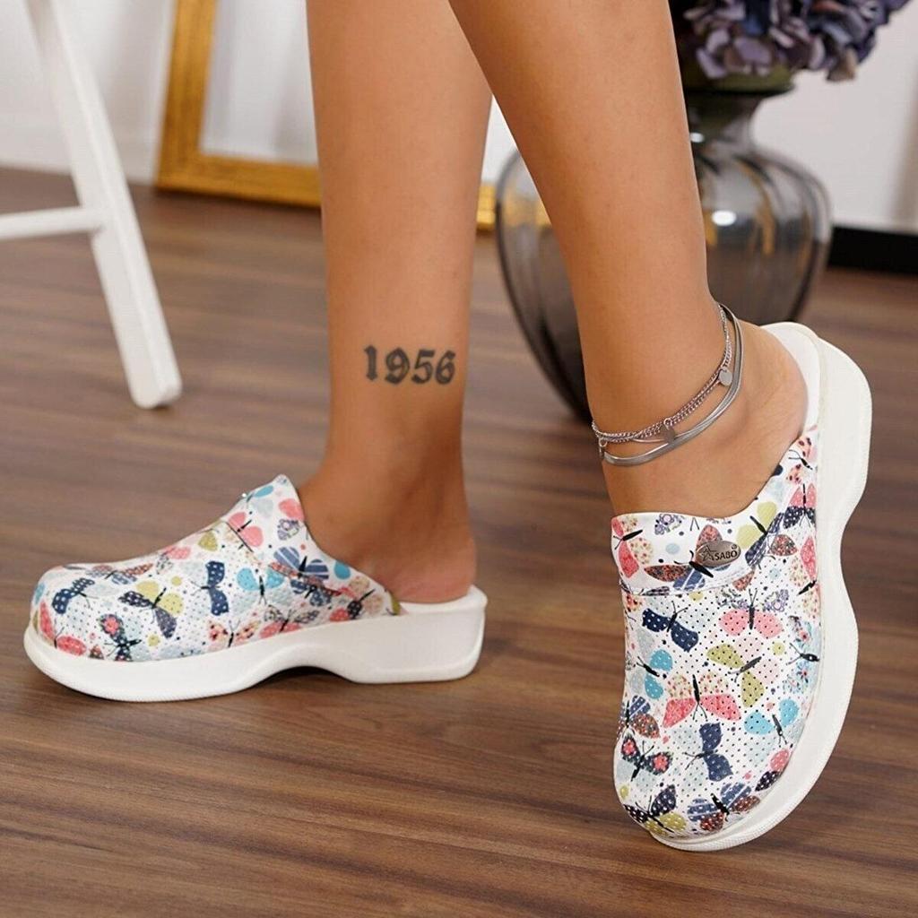 Ортопедические женские медицинские сабо — противоскользящие, удобные