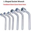 Steel L-Shaped Socket Wrench Hand Repair Tools Hex Key Spanner Hexagonal Wrench Sleeve  Plumber